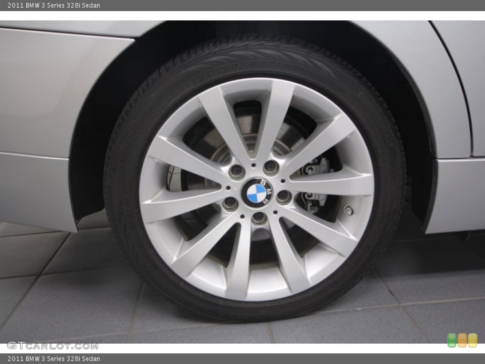 2011 BMW 3 Series 328i Sedan Wheel and Tire Photo #70689074