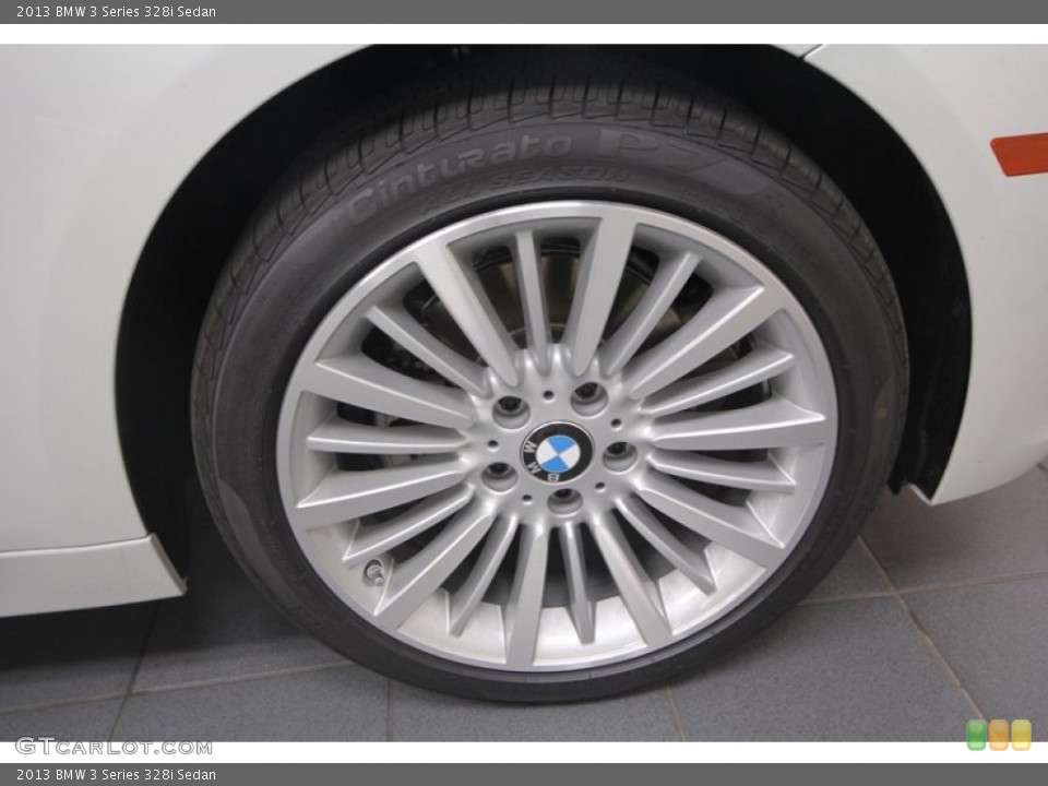 2013 BMW 3 Series 328i Sedan Wheel and Tire Photo #70692215