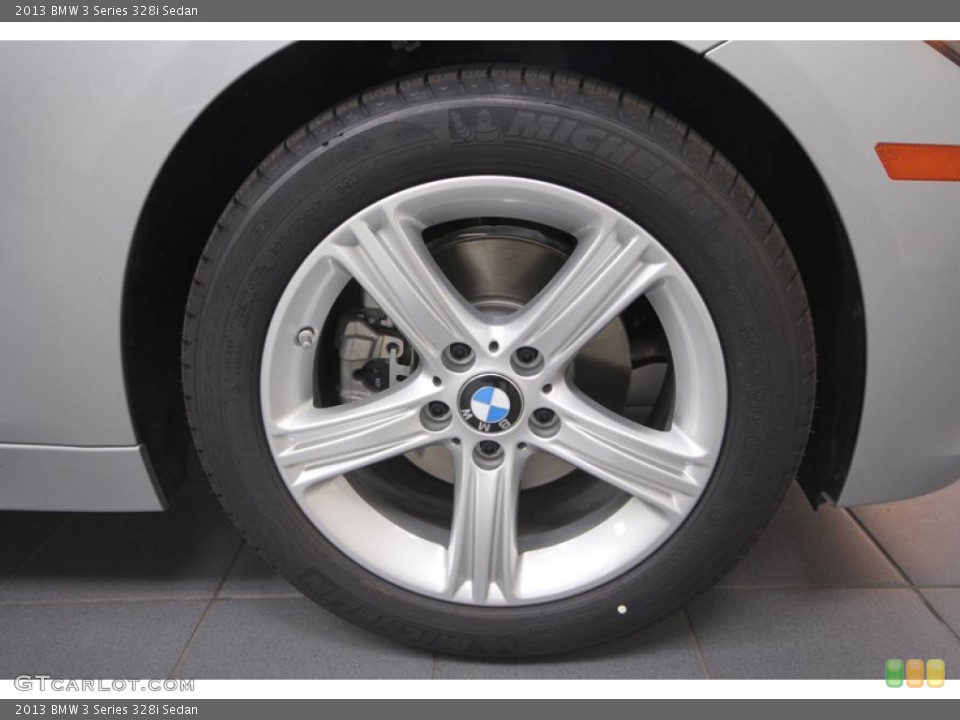 2013 BMW 3 Series 328i Sedan Wheel and Tire Photo #70693934