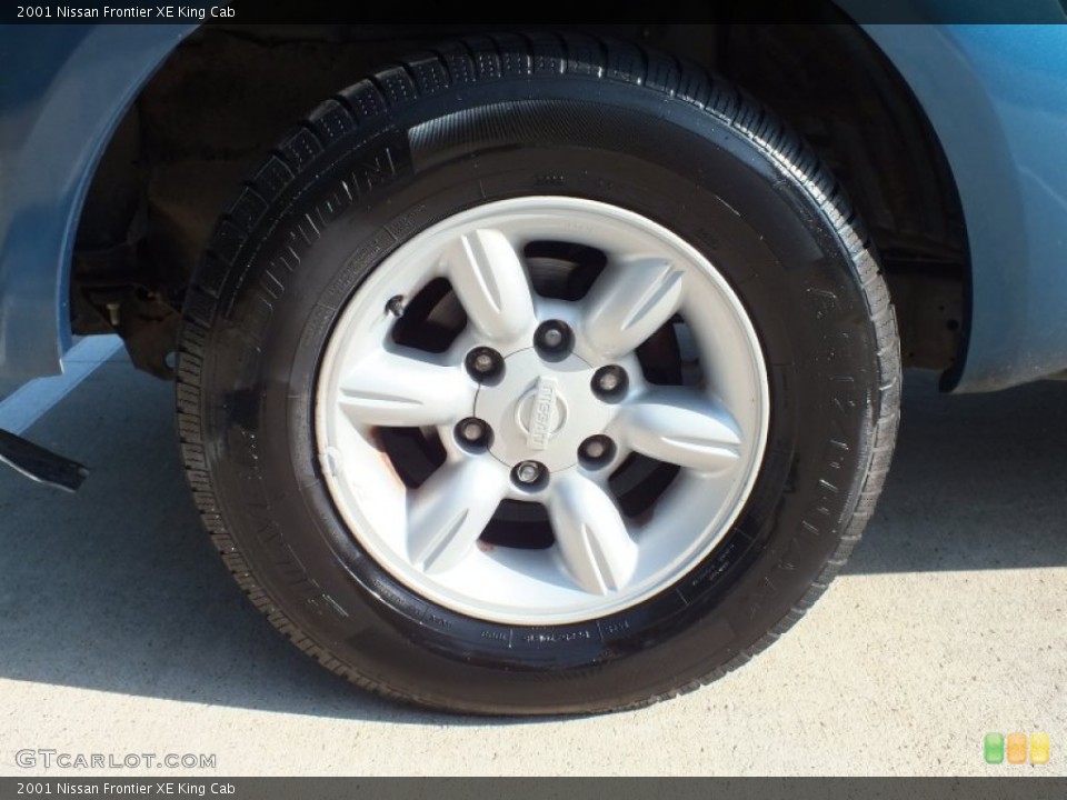 2001 Nissan Frontier XE King Cab Wheel and Tire Photo #70694750