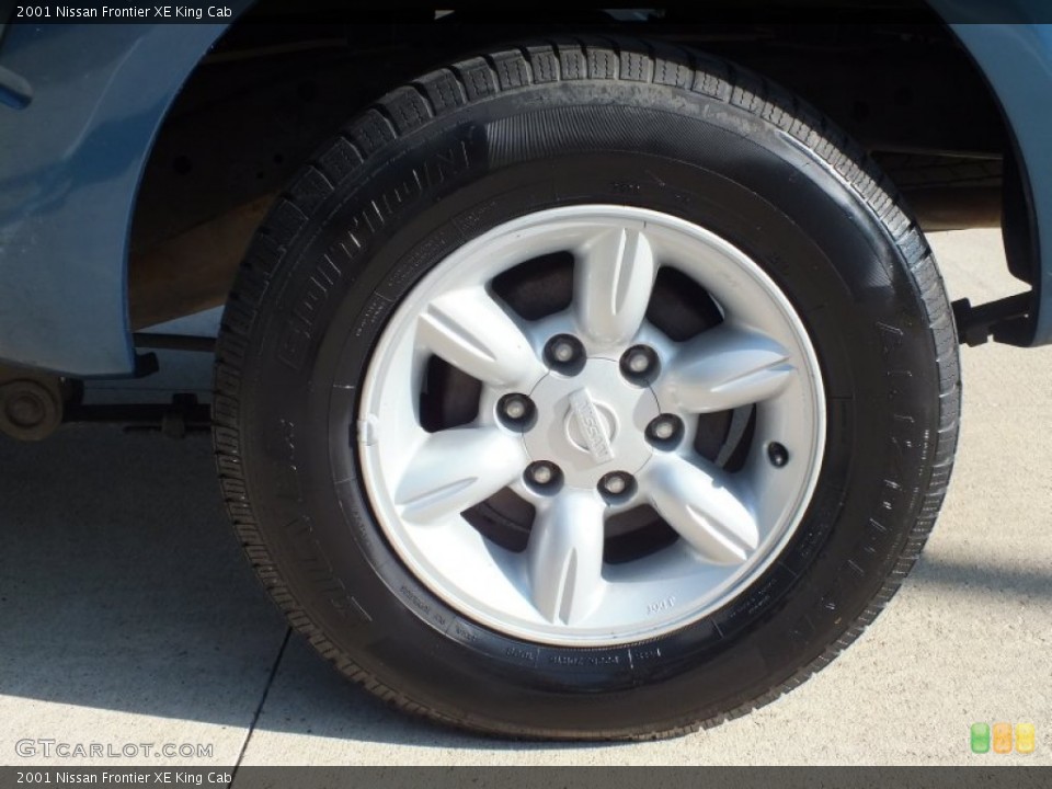 2001 Nissan Frontier XE King Cab Wheel and Tire Photo #70694759