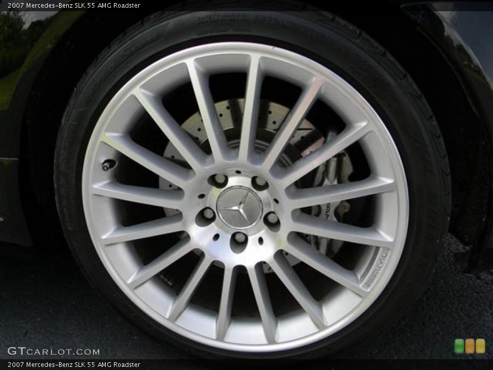 2007 Mercedes-Benz SLK 55 AMG Roadster Wheel and Tire Photo #70706579