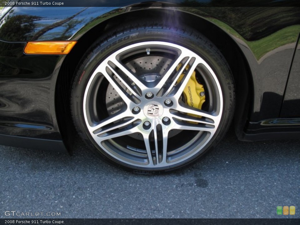 2008 Porsche 911 Turbo Coupe Wheel and Tire Photo #70712060