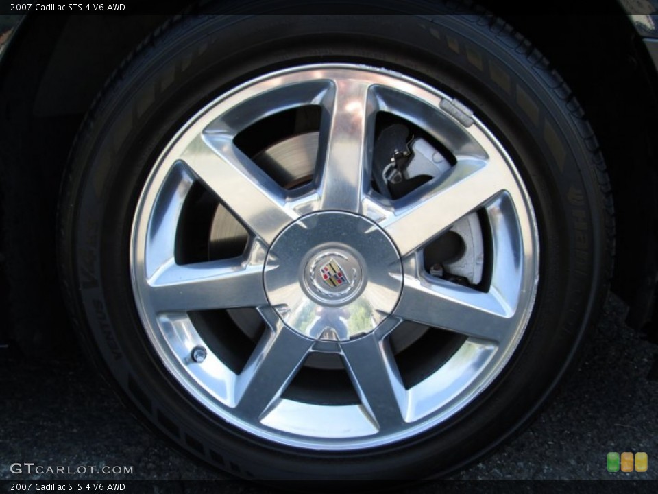 2007 Cadillac STS 4 V6 AWD Wheel and Tire Photo #70714505