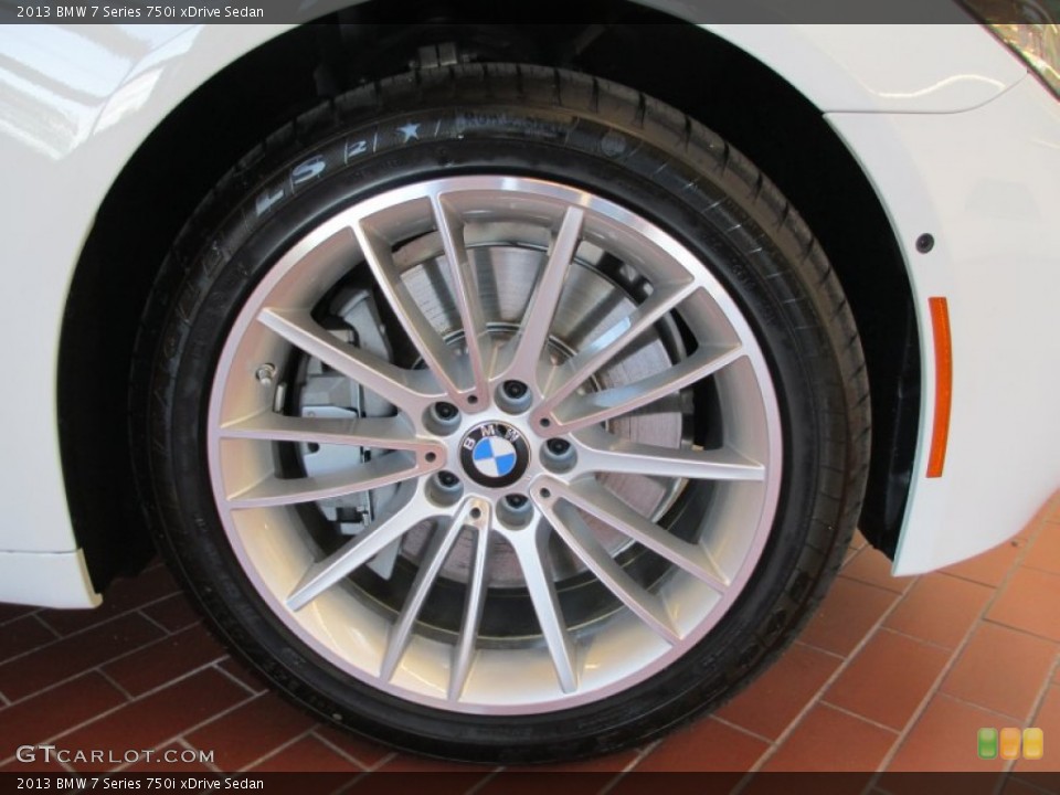 2013 BMW 7 Series 750i xDrive Sedan Wheel and Tire Photo #70714679
