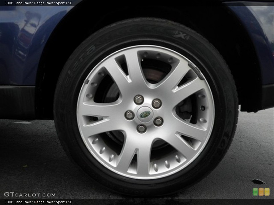 2006 Land Rover Range Rover Sport HSE Wheel and Tire Photo #70718186