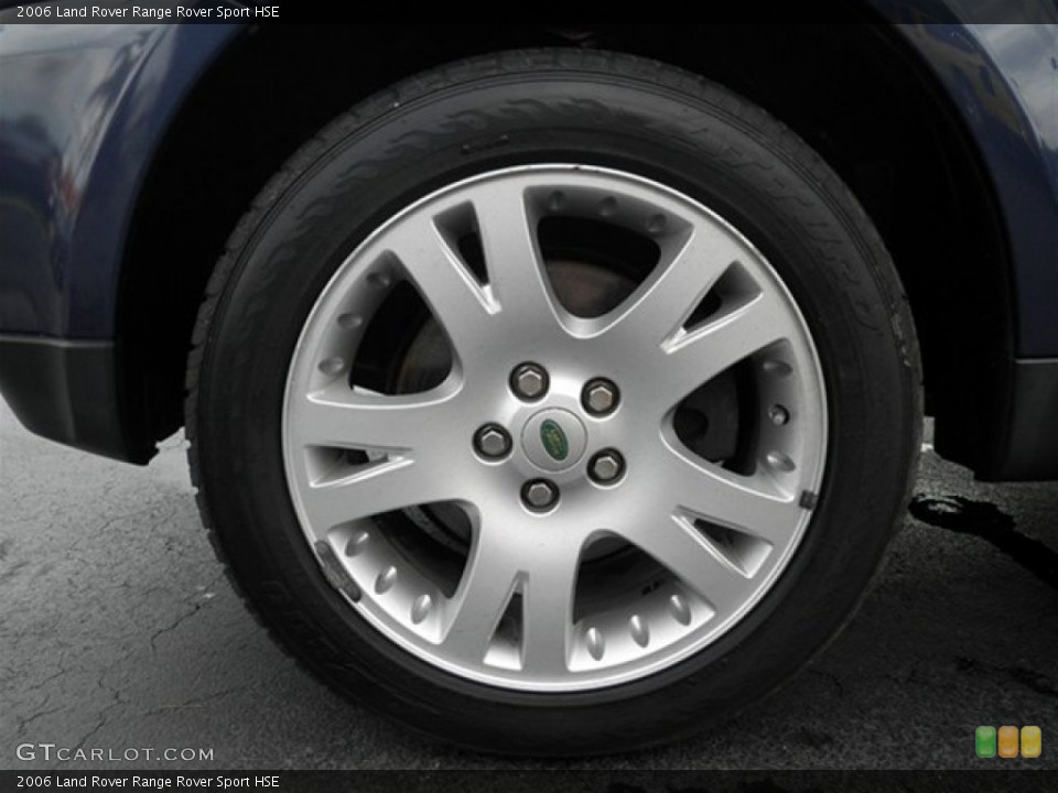 2006 Land Rover Range Rover Sport HSE Wheel and Tire Photo #70718195