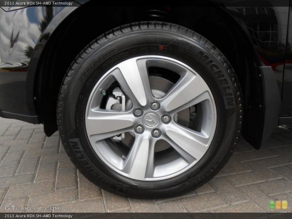 2013 Acura MDX SH-AWD Technology Wheel and Tire Photo #70724378