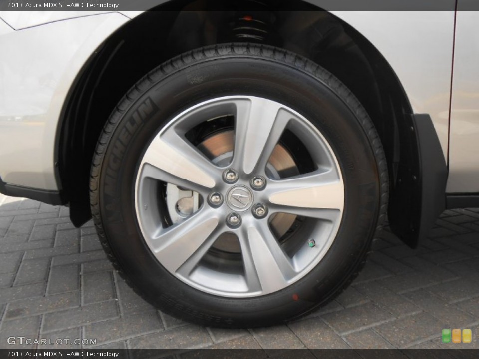 2013 Acura MDX SH-AWD Technology Wheel and Tire Photo #70725068
