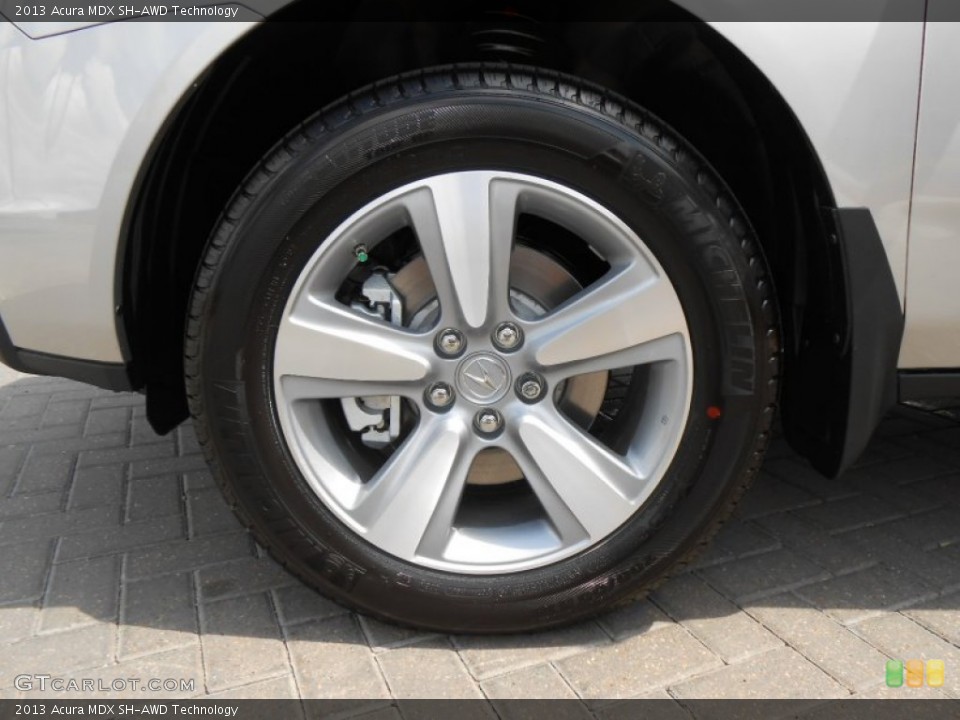 2013 Acura MDX SH-AWD Technology Wheel and Tire Photo #70725296
