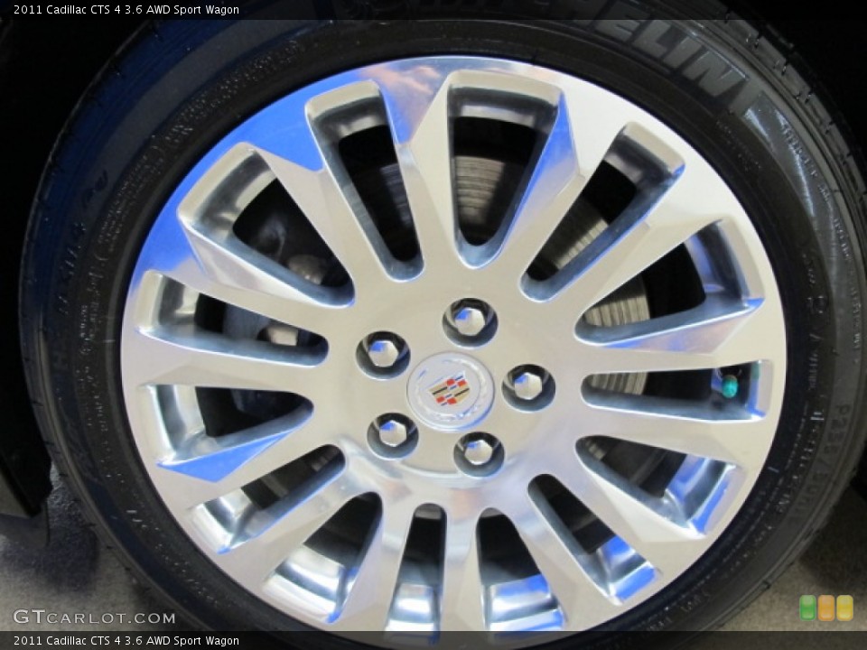 2011 Cadillac CTS 4 3.6 AWD Sport Wagon Wheel and Tire Photo #70728164