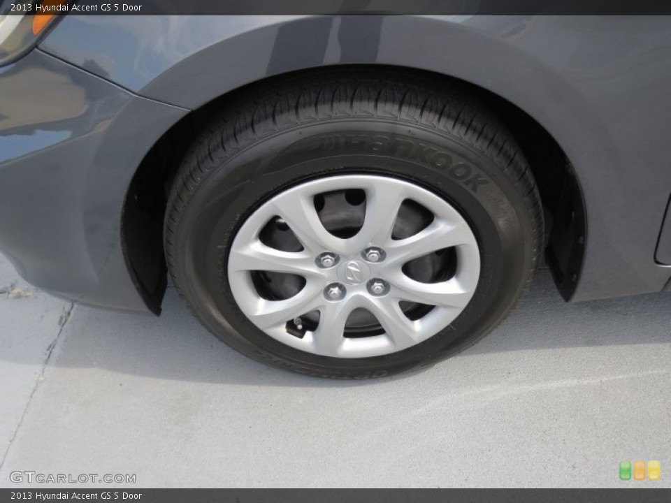 2013 Hyundai Accent GS 5 Door Wheel and Tire Photo #70729769