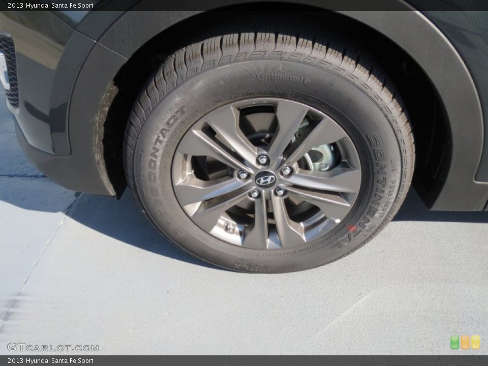 2013 Hyundai Santa Fe Sport Wheel and Tire Photo #70730672