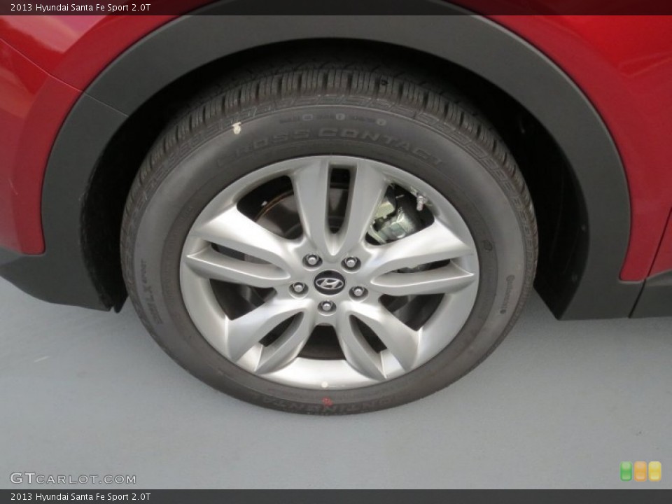 2013 Hyundai Santa Fe Sport 2.0T Wheel and Tire Photo #70730972