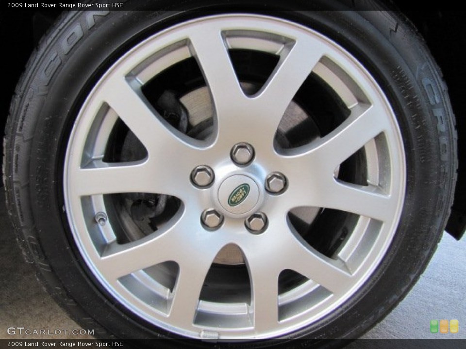 2009 Land Rover Range Rover Sport HSE Wheel and Tire Photo #70731461