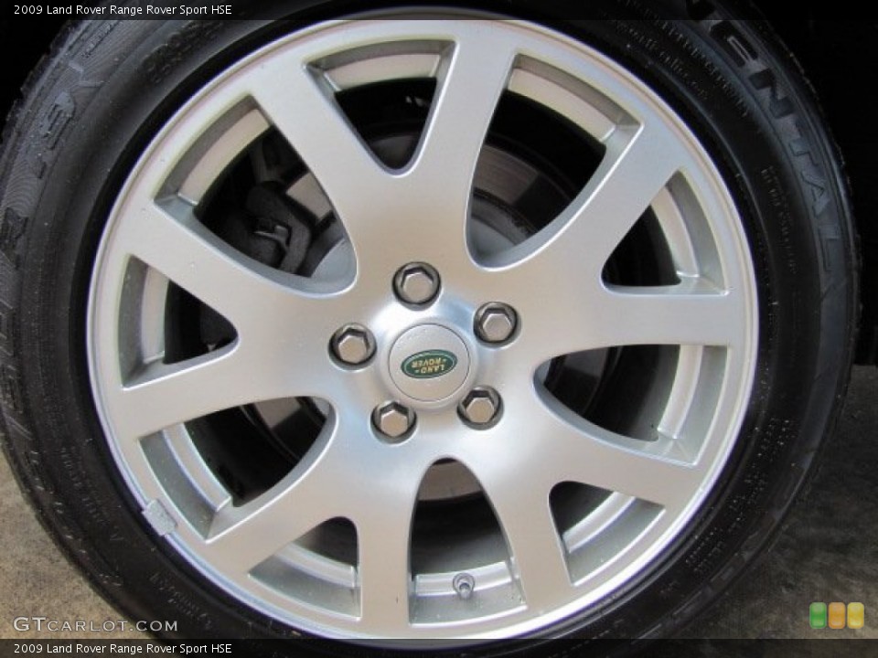 2009 Land Rover Range Rover Sport HSE Wheel and Tire Photo #70731470