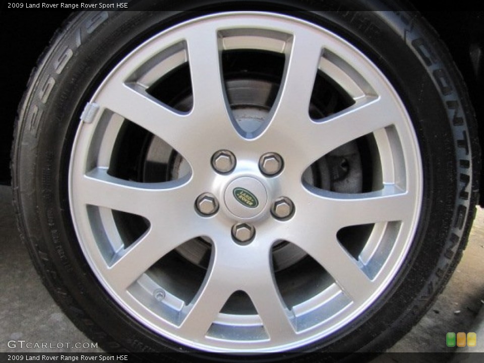 2009 Land Rover Range Rover Sport HSE Wheel and Tire Photo #70731479