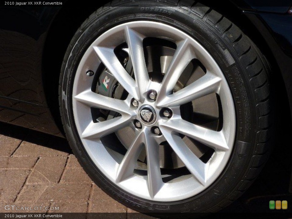 2010 Jaguar XK XKR Convertible Wheel and Tire Photo #70739225