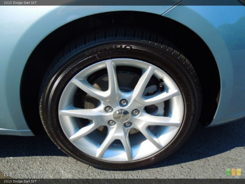 2013 Dodge Dart SXT Wheel and Tire Photo #70740656