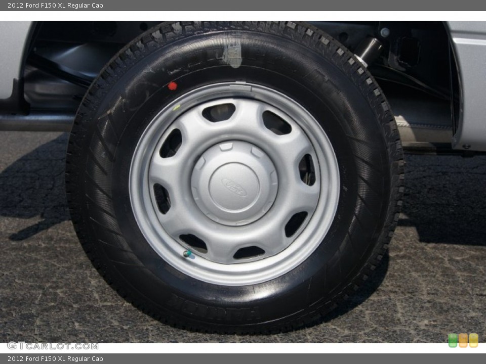 2012 Ford F150 XL Regular Cab Wheel and Tire Photo #70742090