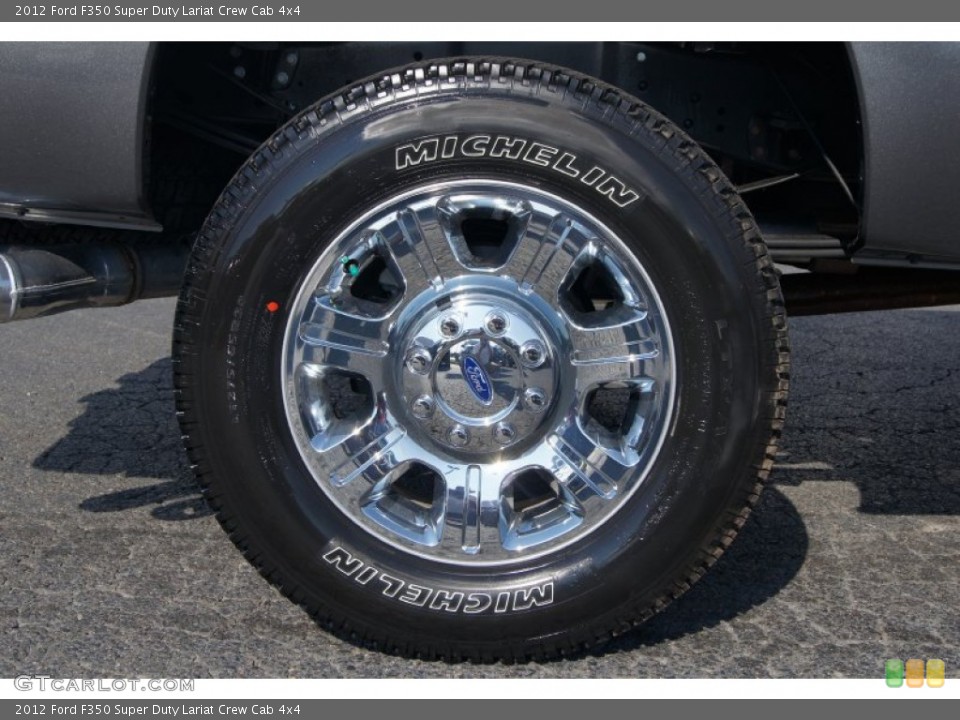 2012 Ford F350 Super Duty Lariat Crew Cab 4x4 Wheel and Tire Photo #70742276