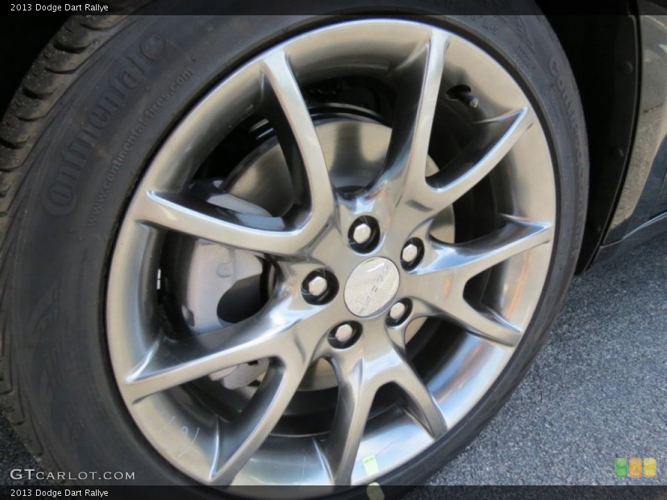 2013 Dodge Dart Rallye Wheel and Tire Photo #70743809