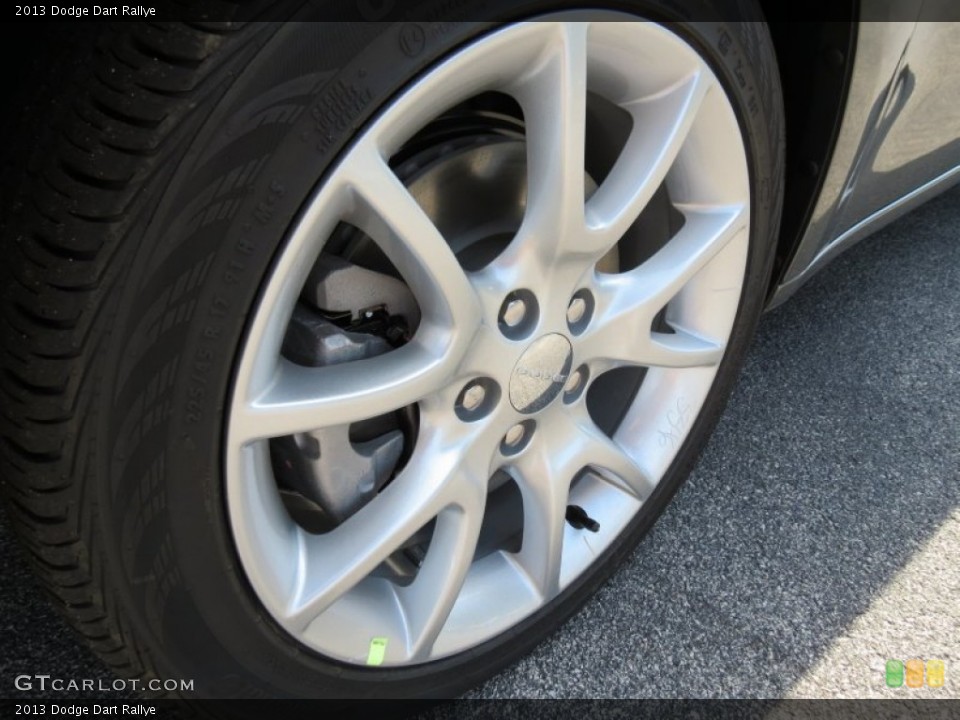 2013 Dodge Dart Rallye Wheel and Tire Photo #70743953