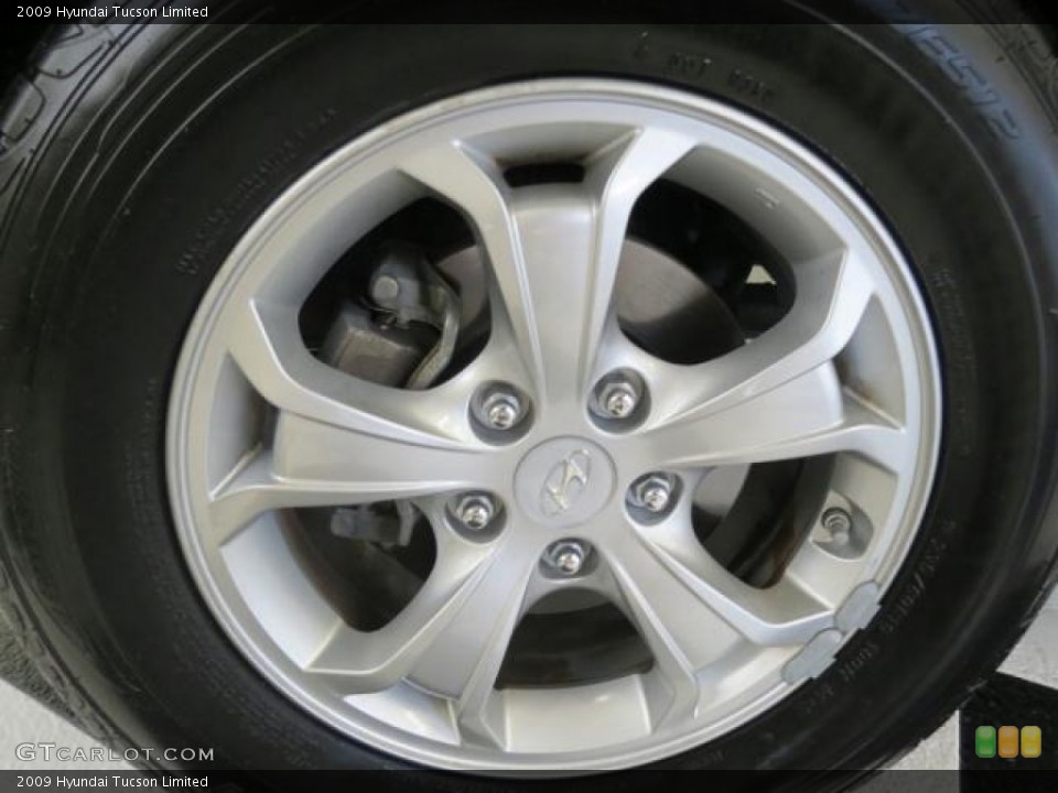 2009 Hyundai Tucson Limited Wheel and Tire Photo #70745898
