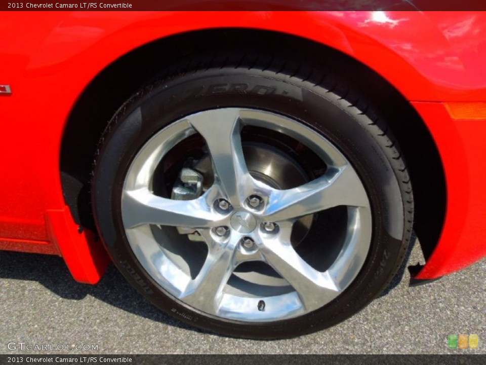 2013 Chevrolet Camaro LT/RS Convertible Wheel and Tire Photo #70750331