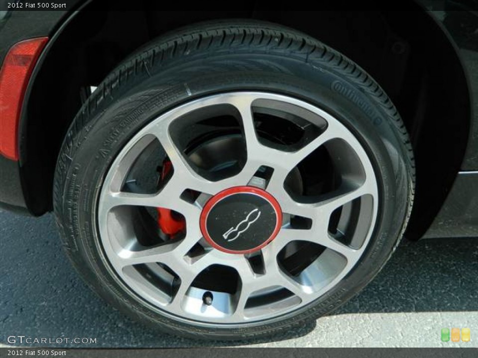 2012 Fiat 500 Sport Wheel and Tire Photo #70766867