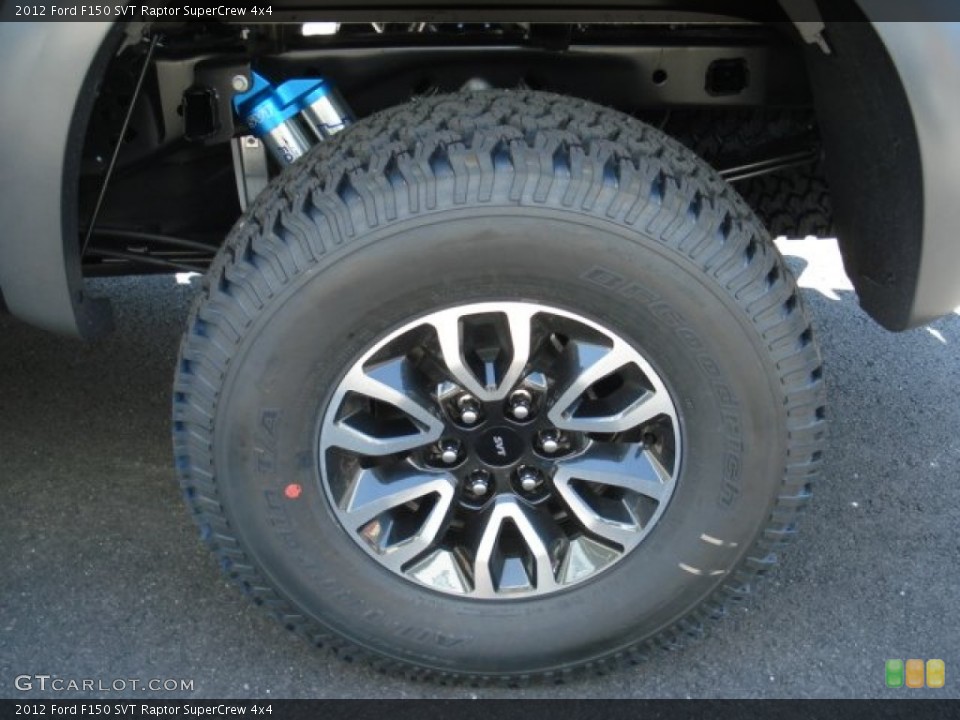 2012 Ford F150 SVT Raptor SuperCrew 4x4 Wheel and Tire Photo #70768953