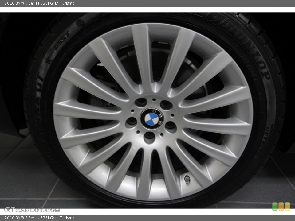 2010 BMW 5 Series 535i Gran Turismo Wheel and Tire Photo #70778891