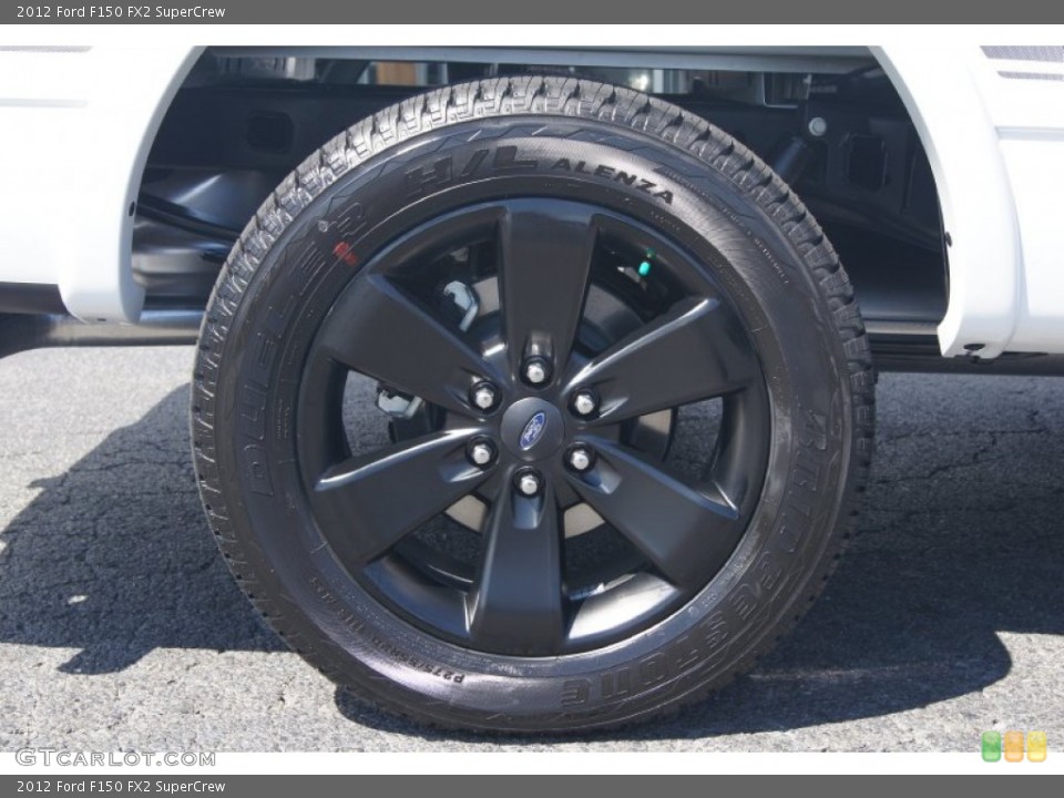 2012 Ford F150 FX2 SuperCrew Wheel and Tire Photo #70781096