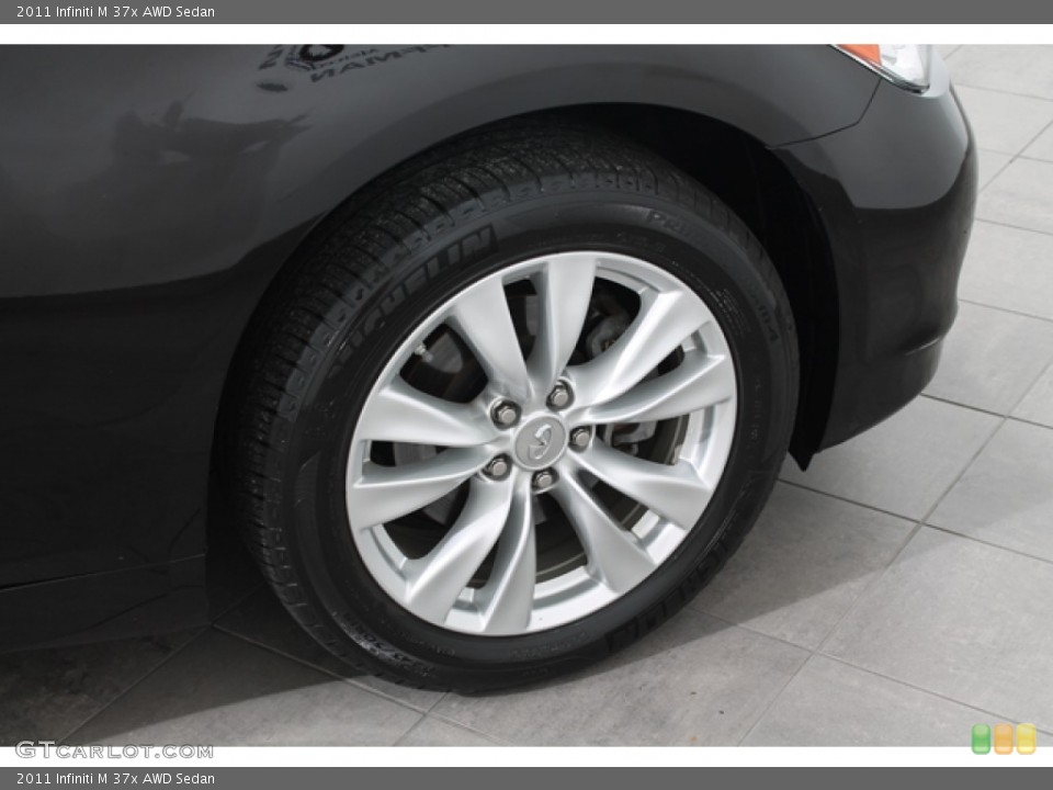 2011 Infiniti M 37x AWD Sedan Wheel and Tire Photo #70783907