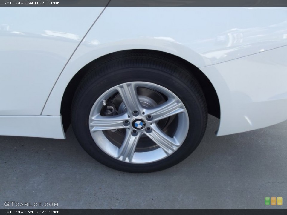 2013 BMW 3 Series 328i Sedan Wheel and Tire Photo #70791215
