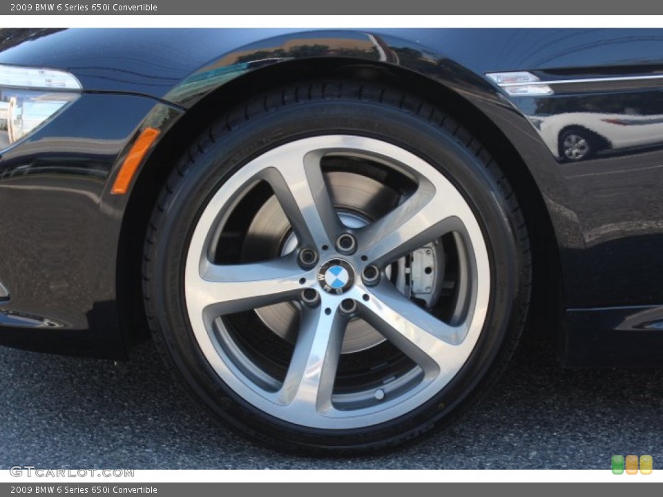 2009 BMW 6 Series 650i Convertible Wheel and Tire Photo #70791728
