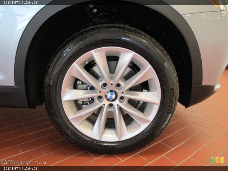 2013 BMW X3 xDrive 28i Wheel and Tire Photo #70793420
