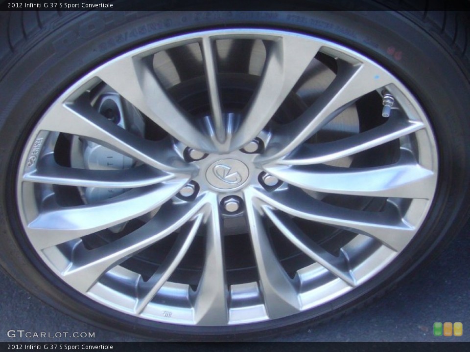 2012 Infiniti G 37 S Sport Convertible Wheel and Tire Photo #70797617