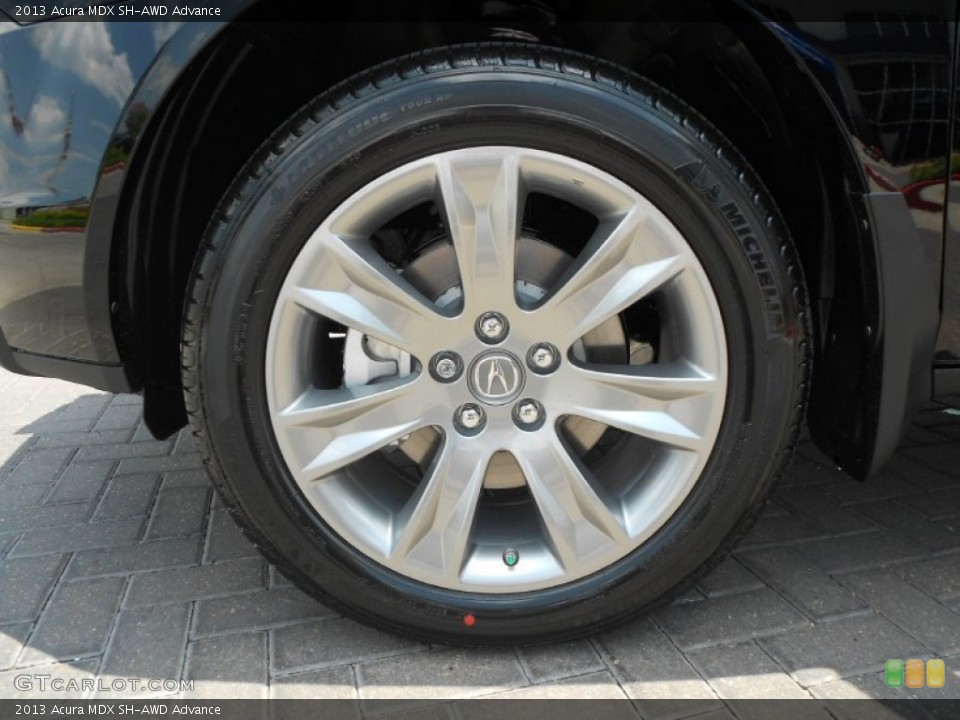 2013 Acura MDX SH-AWD Advance Wheel and Tire Photo #70802951