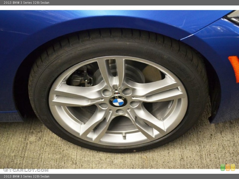 2013 BMW 3 Series 328i Sedan Wheel and Tire Photo #70809914