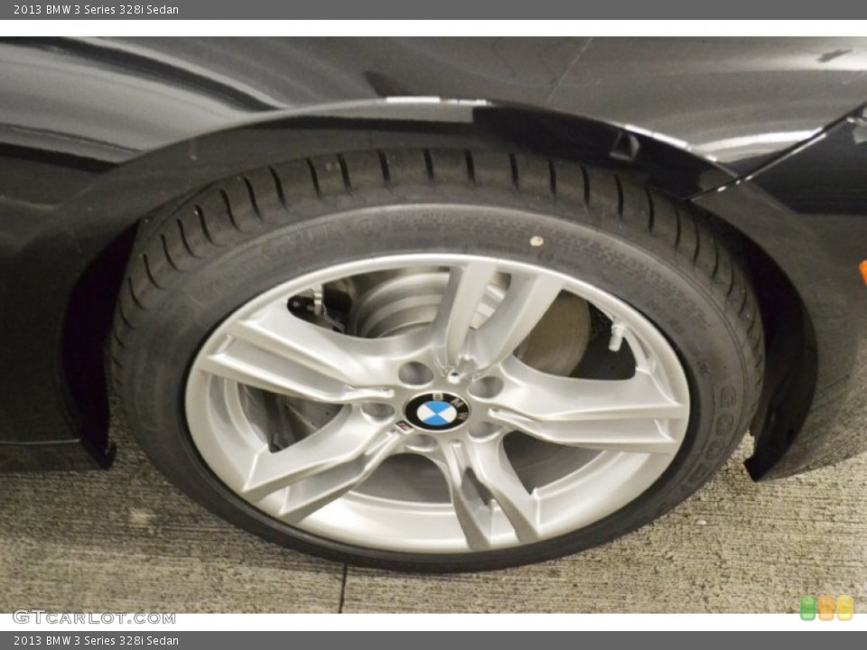 2013 BMW 3 Series 328i Sedan Wheel and Tire Photo #70810001