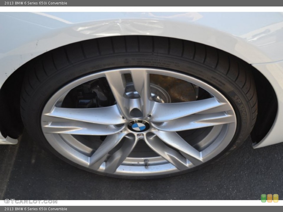 2013 BMW 6 Series 650i Convertible Wheel and Tire Photo #70811171