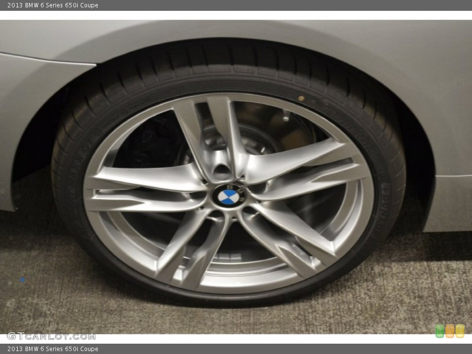 2013 BMW 6 Series 650i Coupe Wheel and Tire Photo #70811261