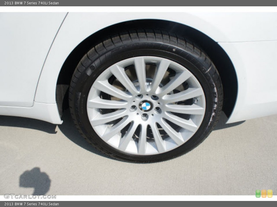 2013 BMW 7 Series 740Li Sedan Wheel and Tire Photo #70815071