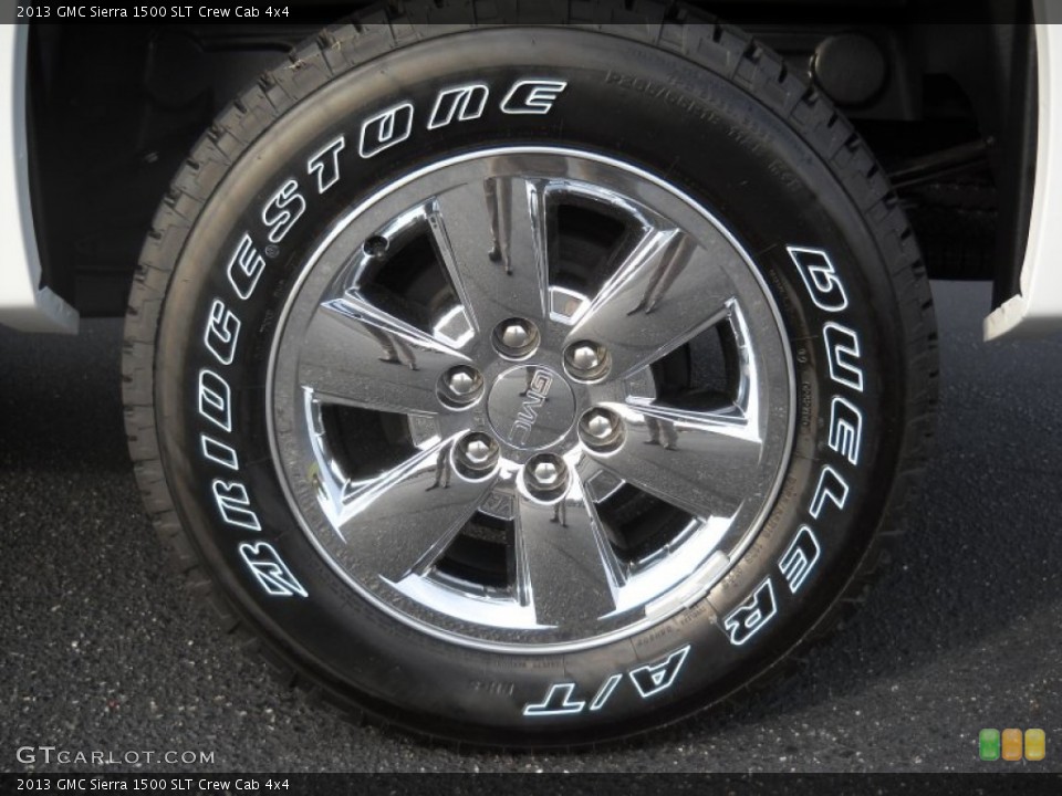 2013 GMC Sierra 1500 SLT Crew Cab 4x4 Wheel and Tire Photo #70816661