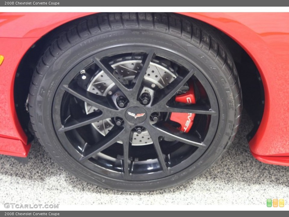 2008 Chevrolet Corvette Coupe Wheel and Tire Photo #70826112