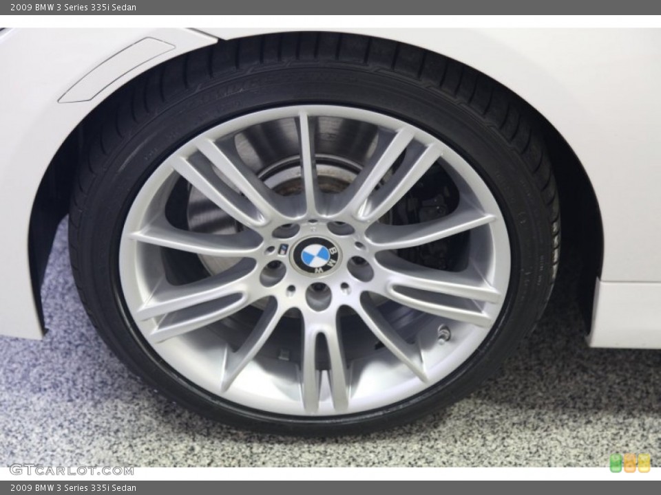 2009 BMW 3 Series 335i Sedan Wheel and Tire Photo #70826199