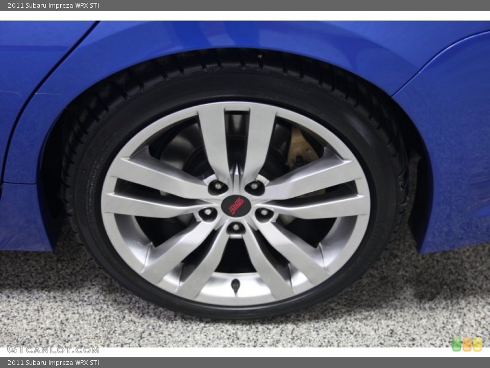2011 Subaru Impreza WRX STi Wheel and Tire Photo #70826430
