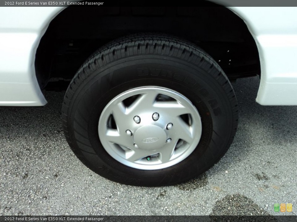 2012 Ford E Series Van E350 XLT Extended Passenger Wheel and Tire Photo #70827969