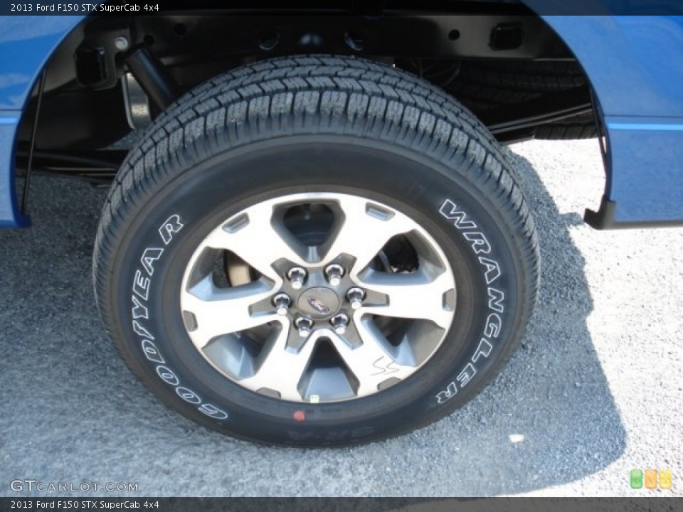 2013 Ford F150 STX SuperCab 4x4 Wheel and Tire Photo #70843803